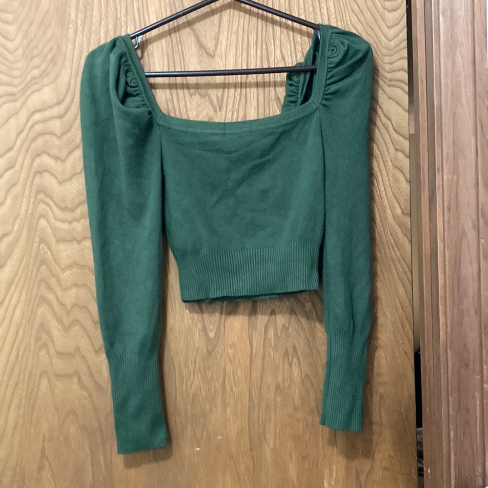 Lovest size small sexy date night green top excellent condition
